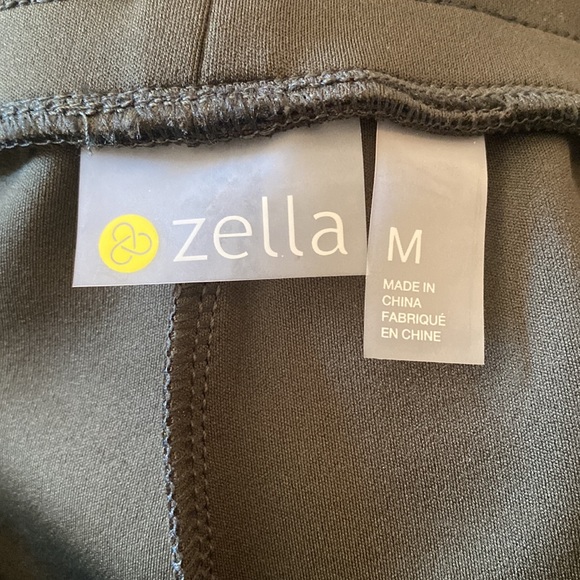 NWT Zella Tour Triple Knit Performance Track Pants Green Rosin - Picture 10 of 11